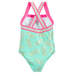 Sunuva-Girls Green Swimsuit (UPF50+) | Childrensalon Outlet