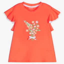 Sunuva-Girls Neon Pink Flower T-Shirt | Childrensalon Outlet