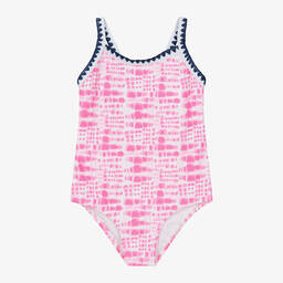 Sunuva-Girls Pink Tie-Dye Swimsuit | Childrensalon Outlet
