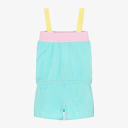 Sunuva-بلاي سوت قطن لون أزرق تركواز للبنات | Childrensalon Outlet