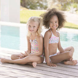Sunuva-Girls White Bikini (UPF50+) | Childrensalon Outlet