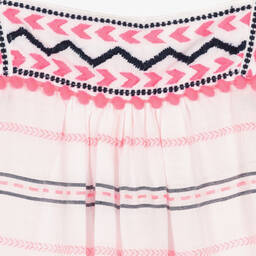 Sunuva-Girls White & Pink Striped Sun Dress | Childrensalon Outlet