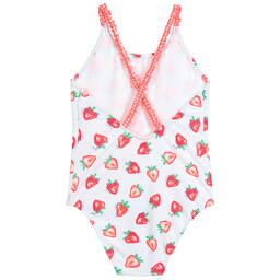 Sunuva-Girls White Swimsuit (UPF50+) | Childrensalon Outlet