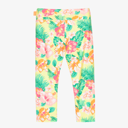Sunuva-Girls Yellow & Pink Leggings | Childrensalon Outlet