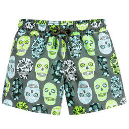 Sunuva-شورت سباحة لون أخضر بطبعة ملونة للأولاد +UPF50 | Childrensalon Outlet