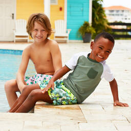 Sunuva-Плавательный топ цвета хаки | Childrensalon Outlet