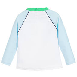 Sunuva-White Protective Top (UPF50+) | Childrensalon Outlet
