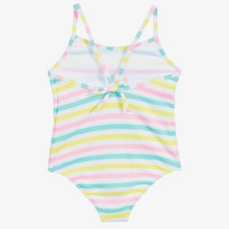 Sunuva-White Stripe Swimsuit (UPF50+) | Childrensalon Outlet