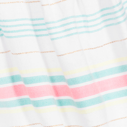 Sunuva-White Striped Cotton Playsuit | Childrensalon Outlet