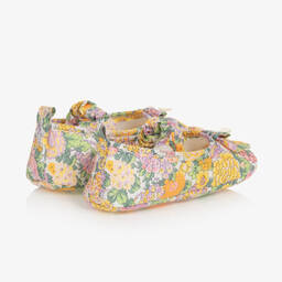 Tartine et Chocolat-حذاء قطن لون أصفر لمرحلة قبل المشي للمولودات | Childrensalon Outlet