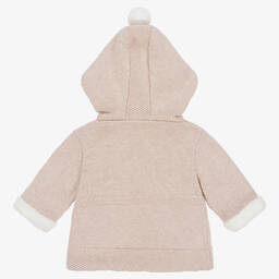 Tartine et Chocolat-معطف للخروج مزيج قطن محبوك لون بيج للأطفال | Childrensalon Outlet