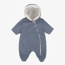 Tartine et Chocolat-أوفرول للخروج قطن كوردروي لون أزرق للأطفال | Childrensalon Outlet