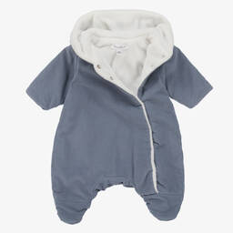 Tartine et Chocolat-أوفرول للخروج قطن كوردروي لون أزرق للأطفال | Childrensalon Outlet