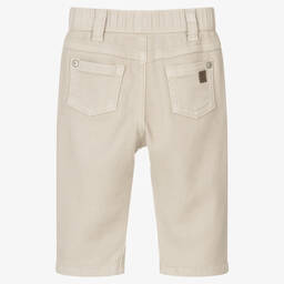 Tartine et Chocolat-Boys Beige Jersey Trousers | Childrensalon Outlet