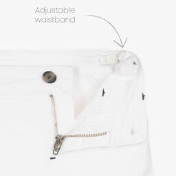 Tartine et Chocolat-Boys Blue & White Cotton Shorts Set | Childrensalon Outlet