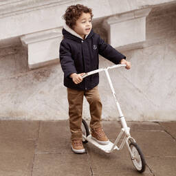 Tartine et Chocolat-Boys Brown Corduroy Dungarees | Childrensalon Outlet