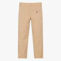 Tartine et Chocolat-بنطلون كلاسيكي بيج قطني للأولاد | Childrensalon Outlet
