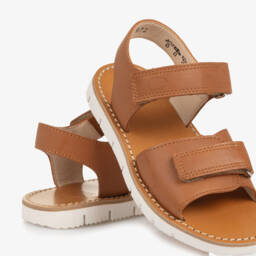 Tartine et Chocolat-أحذية جلدية كلاسيكية بنية للأولاد | Childrensalon Outlet