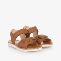 Tartine et Chocolat-أحذية جلدية كلاسيكية بنية للأولاد | Childrensalon Outlet