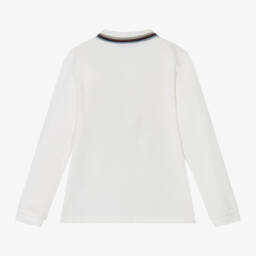 Tartine et Chocolat-قميص بولو قطن لون عاجي للأولاد | Childrensalon Outlet