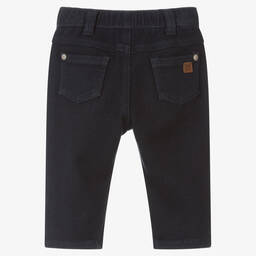 Tartine et Chocolat-Boys Dark Blue Jersey Trousers | Childrensalon Outlet