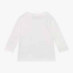 Tartine et Chocolat-Boys Ivory Train Cotton Tee | Childrensalon Outlet