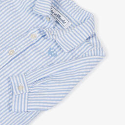 Tartine et Chocolat-طقم أولاد بخطوط فاتحة من القطن والكتان | Childrensalon Outlet