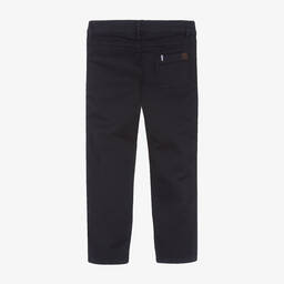 Tartine et Chocolat-Синие брюки из хлопкового твила | Childrensalon Outlet