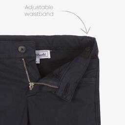 Tartine et Chocolat-Синие брюки из хлопкового твила | Childrensalon Outlet