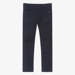 Tartine et Chocolat-بنطلون قطن تويل لون كحلي للأولاد | Childrensalon Outlet