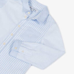 Tartine et Chocolat-قميص أزرق مخطط أوكسفورد للأولاد | Childrensalon Outlet