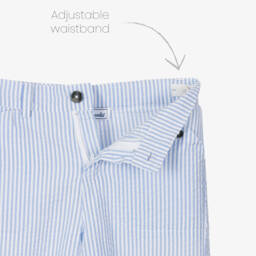 Tartine et Chocolat-Шорты из хлопка в голубую полоску для мальчиков | Childrensalon Outlet