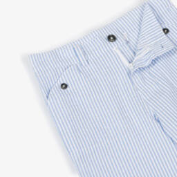 Tartine et Chocolat-Шорты из хлопка в голубую полоску для мальчиков | Childrensalon Outlet