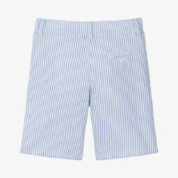 Tartine et Chocolat-Шорты из хлопка в голубую полоску для мальчиков | Childrensalon Outlet