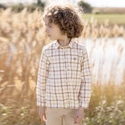 Tartine et Chocolat-Boys Soft Beige Corduroy Trousers | Childrensalon Outlet