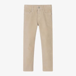 Tartine et Chocolat-Boys Soft Beige Corduroy Trousers | Childrensalon Outlet