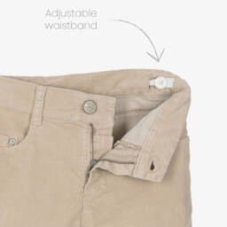 Tartine et Chocolat-Boys Soft Beige Corduroy Trousers | Childrensalon Outlet