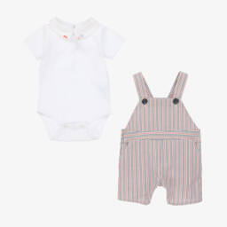 Tartine et Chocolat-طقم دنغري مخطط من القطن للأولاد | Childrensalon Outlet