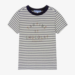 Tartine et Chocolat-Хлопковая футболка в полоску | Childrensalon Outlet