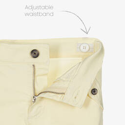 Tartine et Chocolat-Boys Yellow Cotton Chino Shorts | Childrensalon Outlet