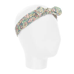 Tartine et Chocolat-Girls Blue & Green Cotton Floral Headband | Childrensalon Outlet