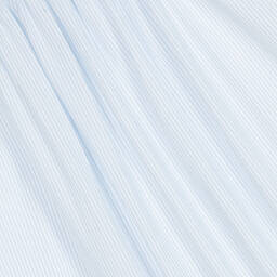 Tartine et Chocolat-Girls Blue Stripe Hand-Smocked Dress | Childrensalon Outlet