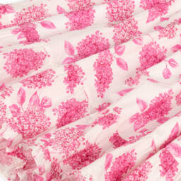 Tartine et Chocolat-Girls Blush Floral Ruffle Dress | Childrensalon Outlet