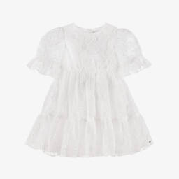 Tartine et Chocolat-Элегантное платье из тюля с цветочными пайетками для девочек | Childrensalon Outlet