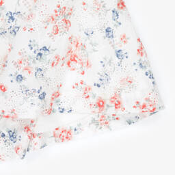 Tartine et Chocolat-فستان أبيض أنيق للبنات بتطريز زهور | Childrensalon Outlet