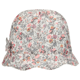Tartine et Chocolat-Girls Floral Cotton Sun Hat | Childrensalon Outlet