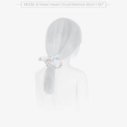 Tartine et Chocolat-ثنائي رباط شعر عاجي ووردي مزهر للبنات | Childrensalon Outlet