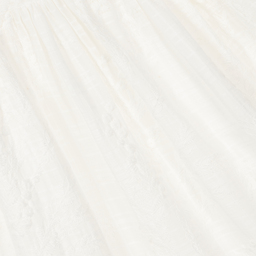 Tartine et Chocolat-Girls Ivory Cotton Lace Dress | Childrensalon Outlet