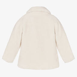 Tartine et Chocolat-Кремовая шуба из искусственного меха | Childrensalon Outlet