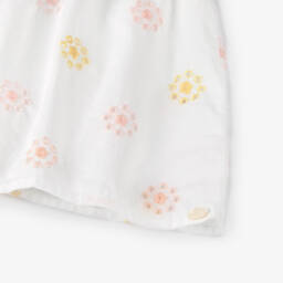 Tartine et Chocolat-Girls Ivory Floral Cutwork Dress | Childrensalon Outlet